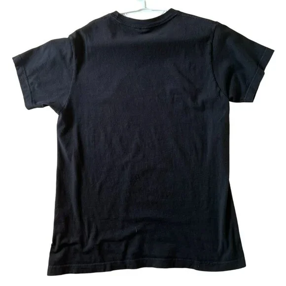 Nirvana Smiley Face T-Shirt Unisex Size Medium Black and Yellow - Picture 5 of 5